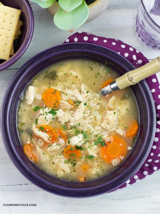 Instant Pot Chicken Barley Soup