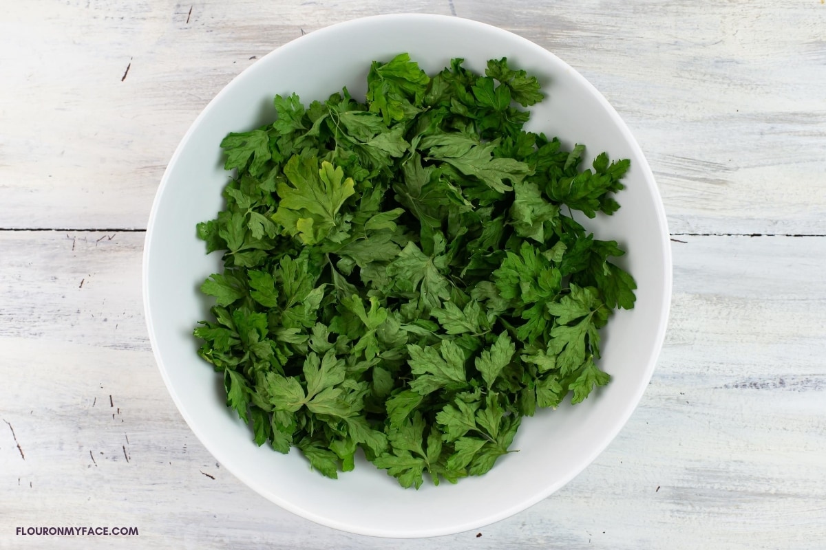 How To Dehydrate Parsley Flour On My Face