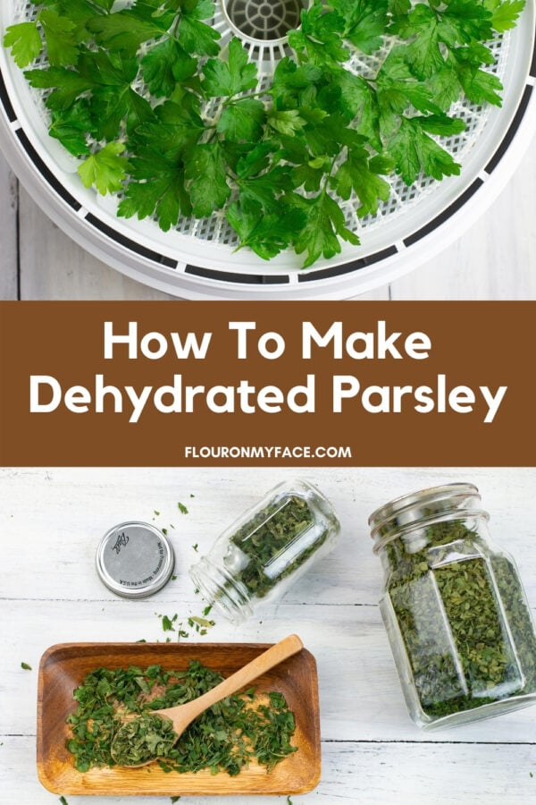 How To Dehydrate Parsley Flour On My Face