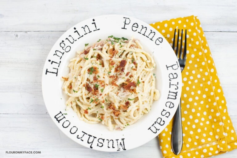 Smoked Gouda Alfredo Sauce with milk Flour On My Face