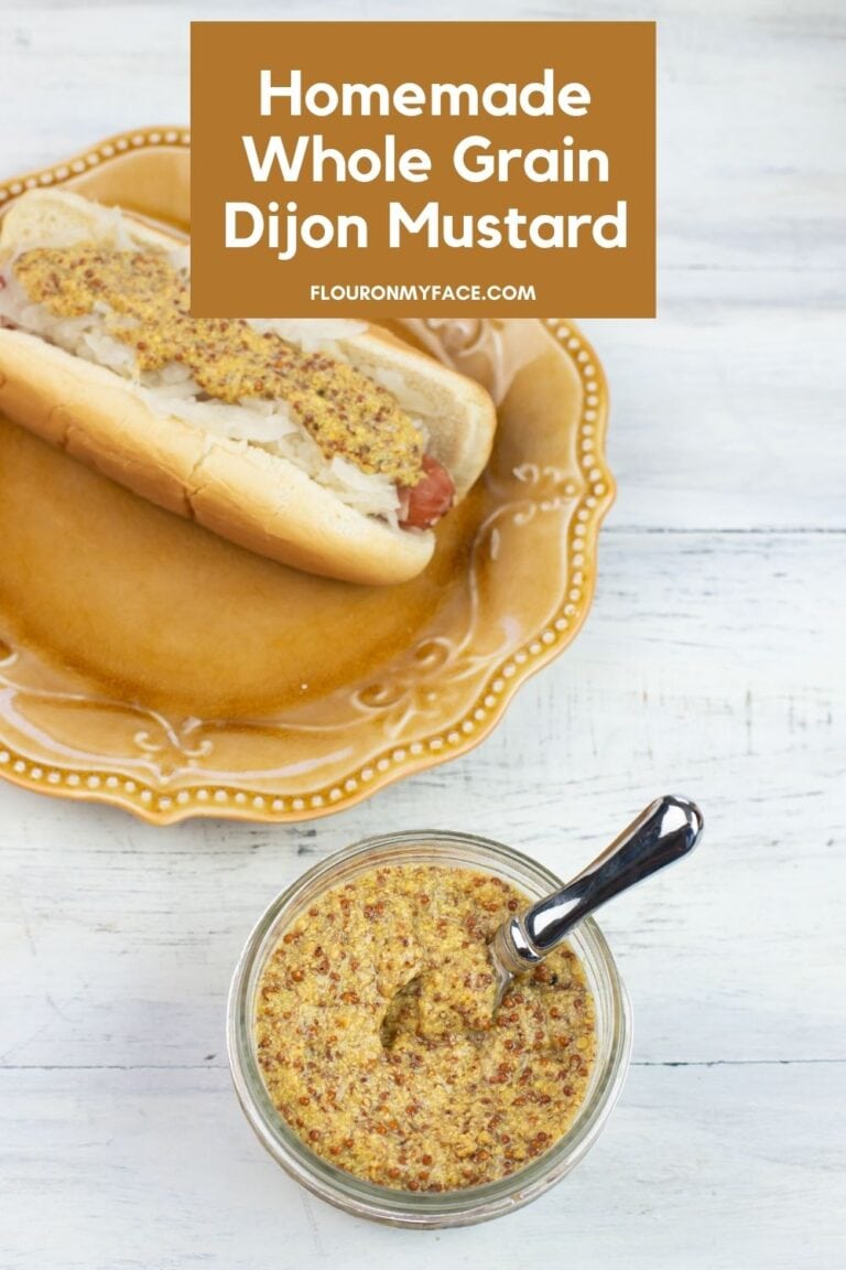 Whole Grain Dijon Mustard Flour On My Face