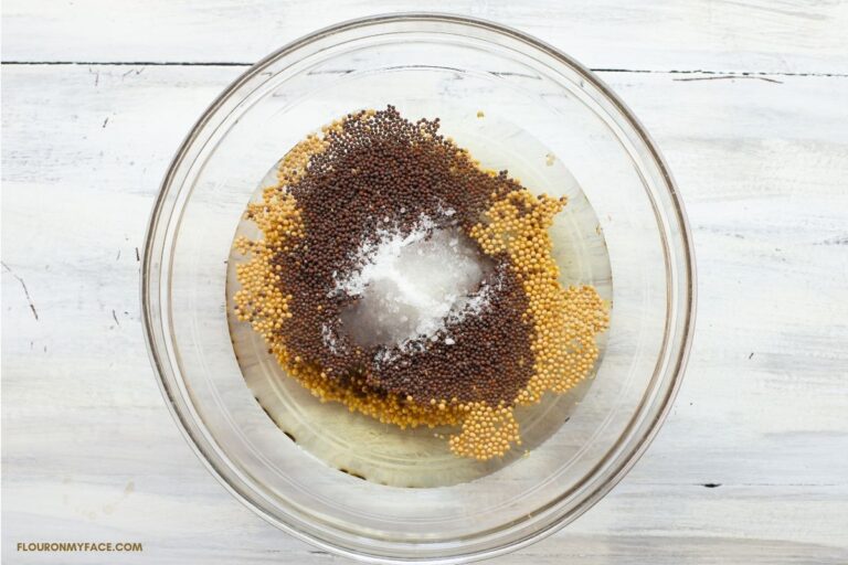 Whole Grain Dijon Mustard Flour On My Face