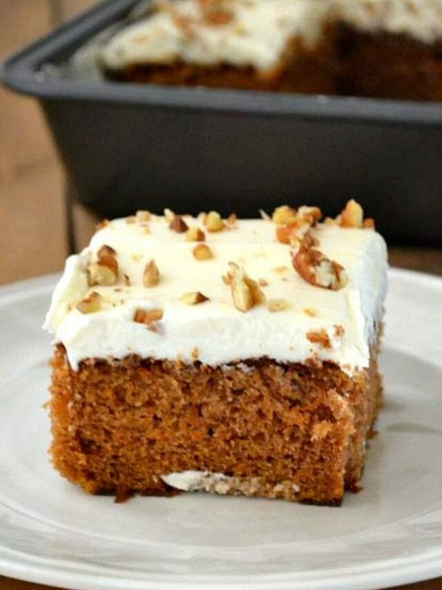 Old Fashioned Carrot Cake with Homemade Cream Cheese Frosting