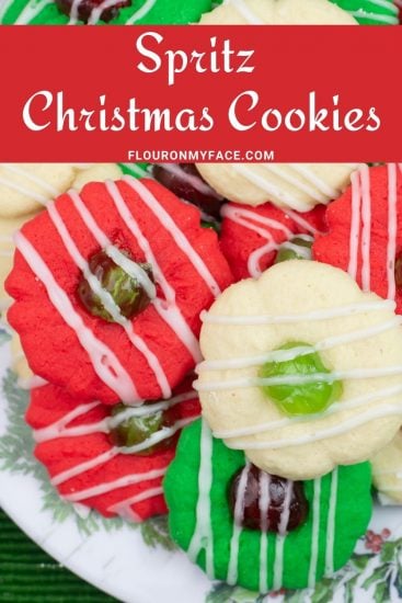 How To Make Christmas Spritz Cookies - Flour On My Face