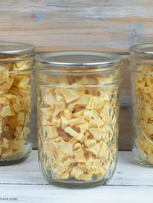 How to Dehydrate Diced Apples Flour On My Face