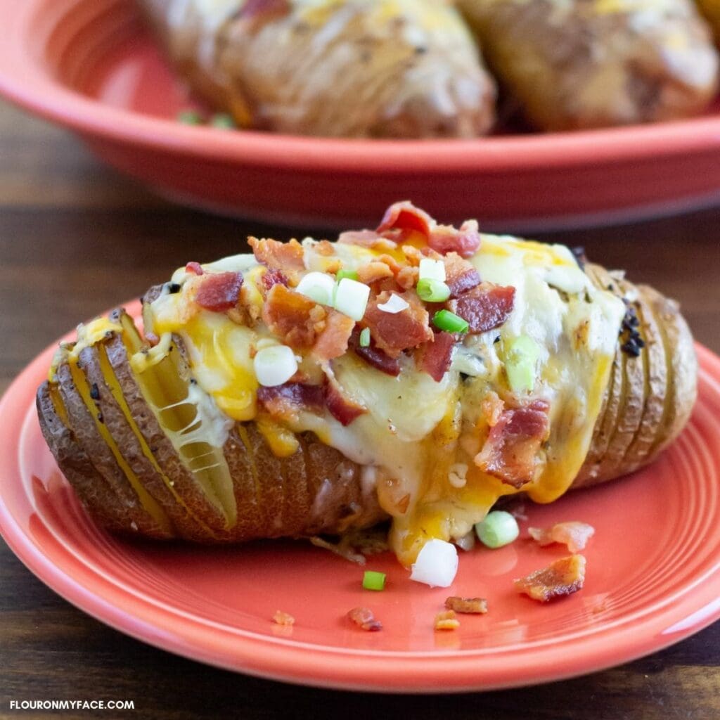 Loaded Hasselback Potatoes