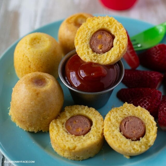 Instant Pot Corn Dog Bites - Flour On My Face