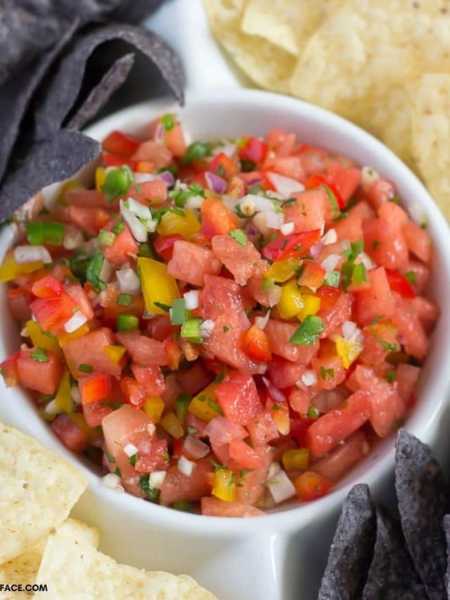 Sweet And Spicy Watermelon Salsa