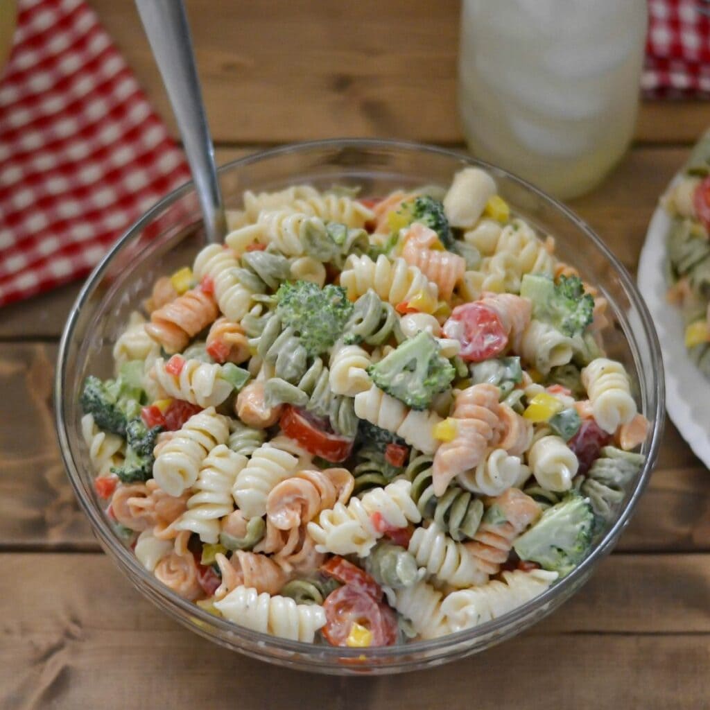 Broccoli and Tomato Pasta Salad - Flour On My Face