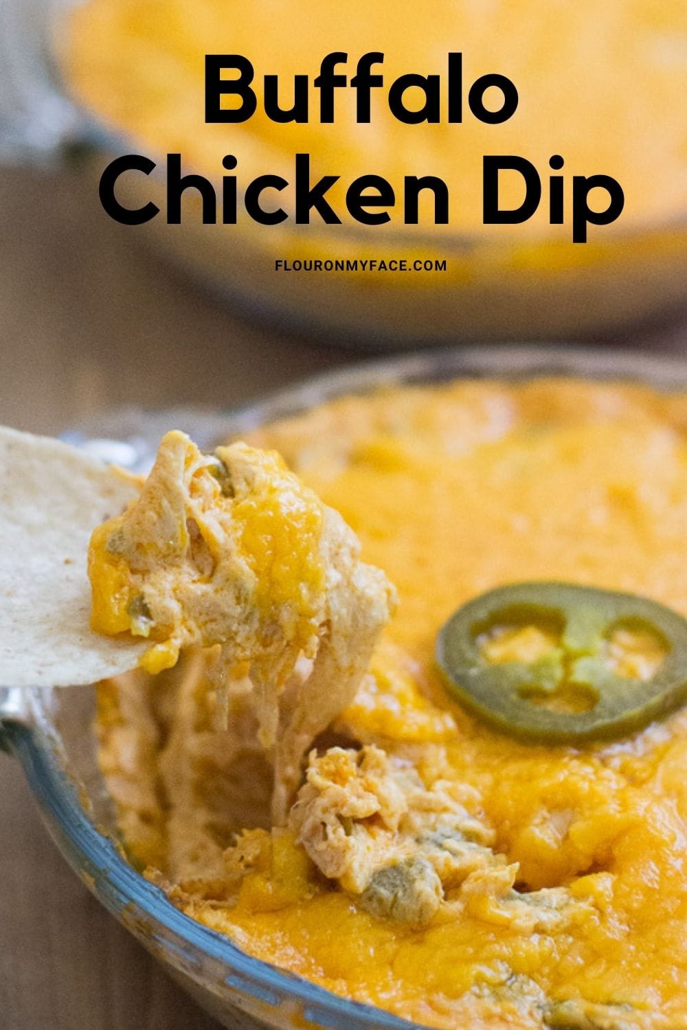 Crock Pot Buffalo Chicken Dip - Flour On My Face