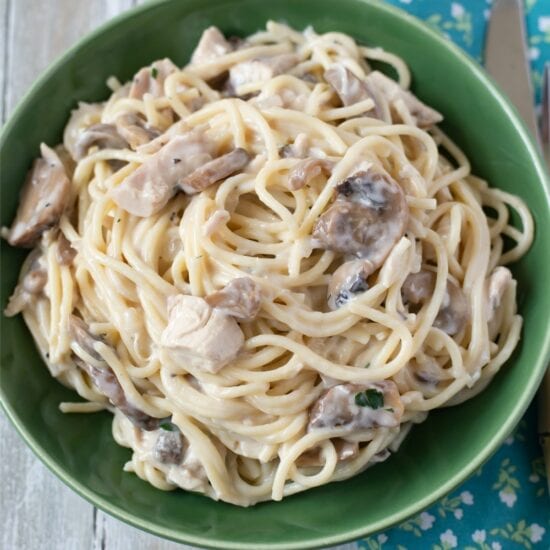 Creamy Crock Pot Chicken Tetrazzini Recipe - Flour On My Face