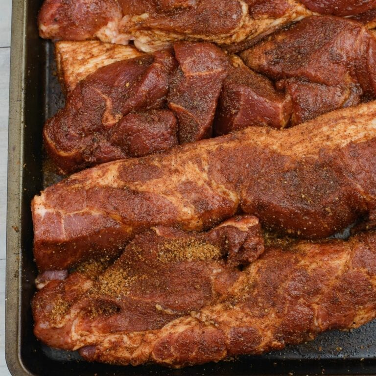 Sweet and Spicy Pork Rub recipe Flour On My Face