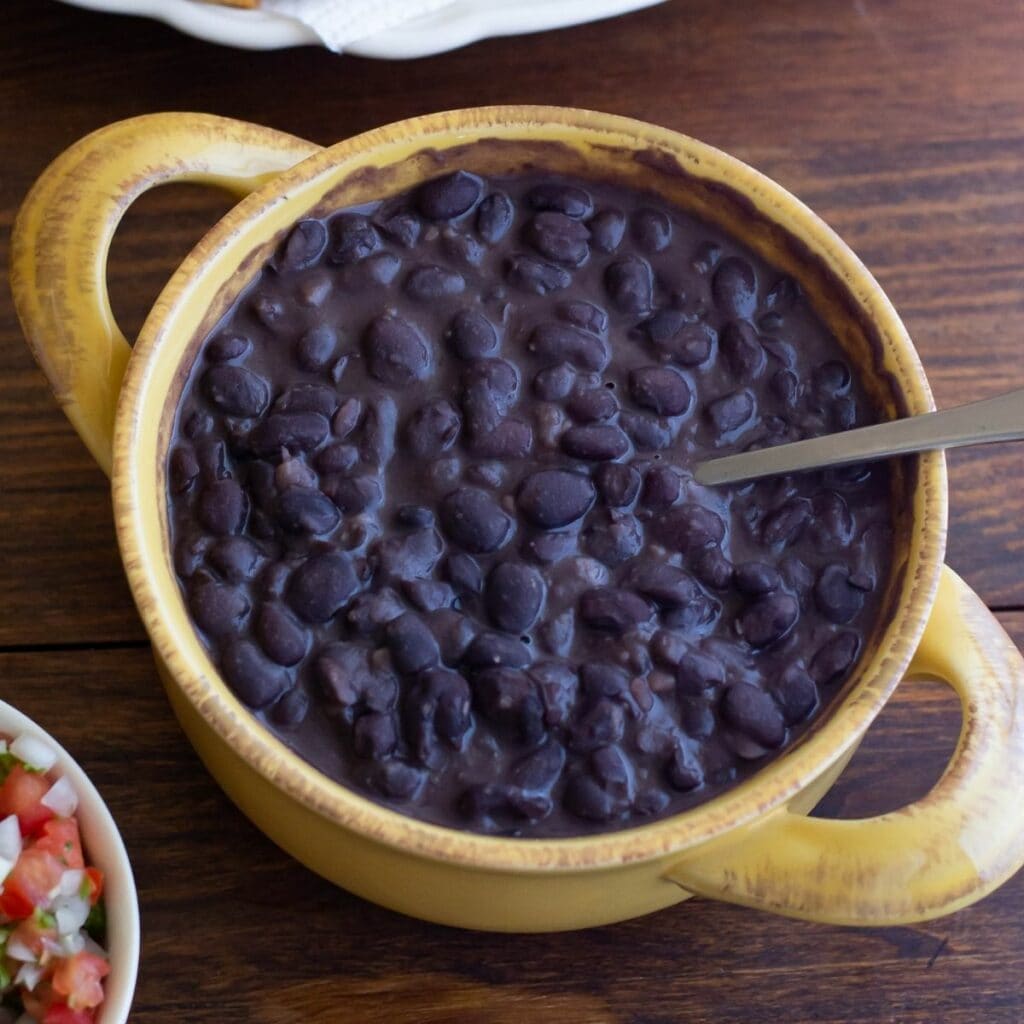 Refried Black Beans - Flour On My Face