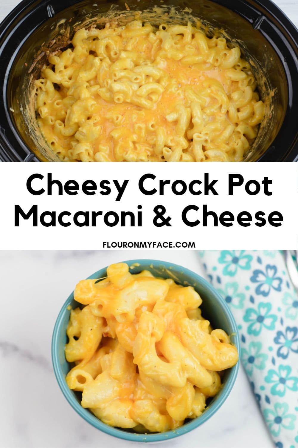 Crock Pot Macaroni and Cheese (with Velveeta) - Flour On My Face