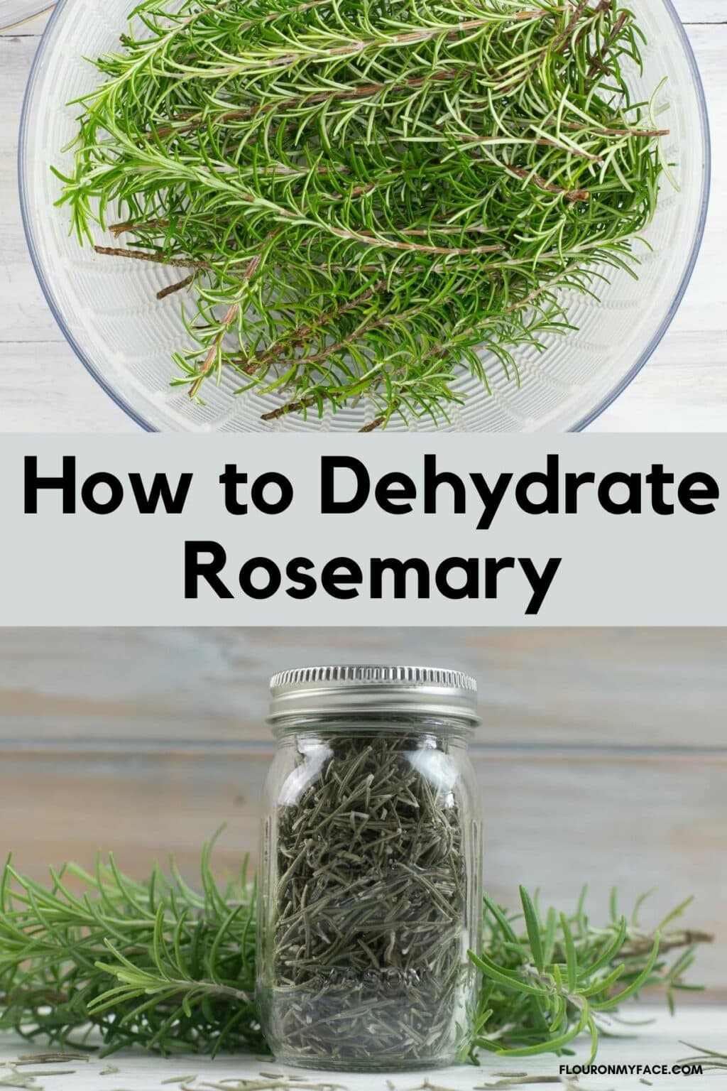 How To Dehydrate Rosemary Flour On My Face