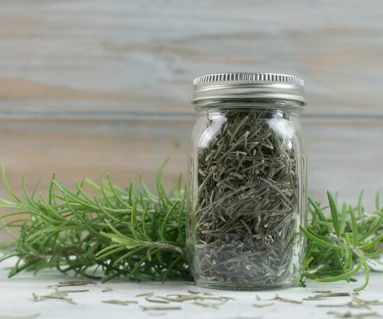 How To Dehydrate Rosemary Flour On My Face   Dried Rosemary 550x458 