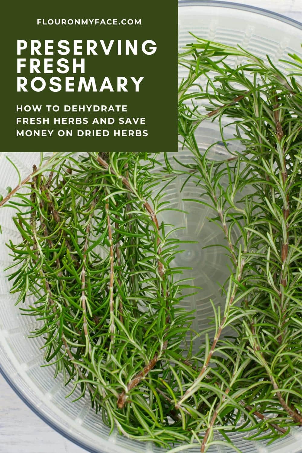 How To Dehydrate Rosemary - Flour On My Face