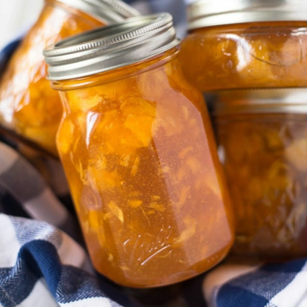 Homemade Peach Preserves Flour On My Face