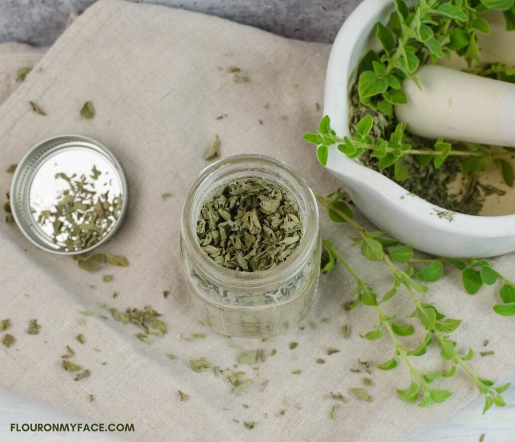 How to Dehydrate Oregano Flour On My Face