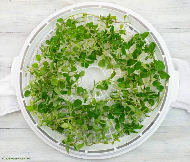 How to Dehydrate Oregano Flour On My Face
