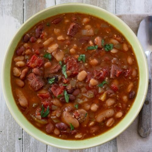 Instant Pot Cajun 15 Bean Soup - Flour On My Face