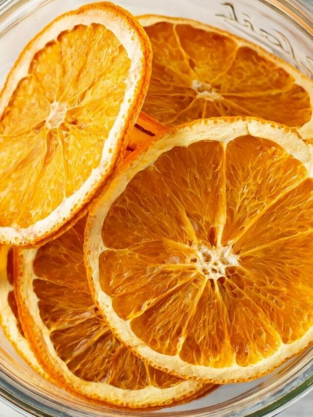 dehydrated orange slices web story