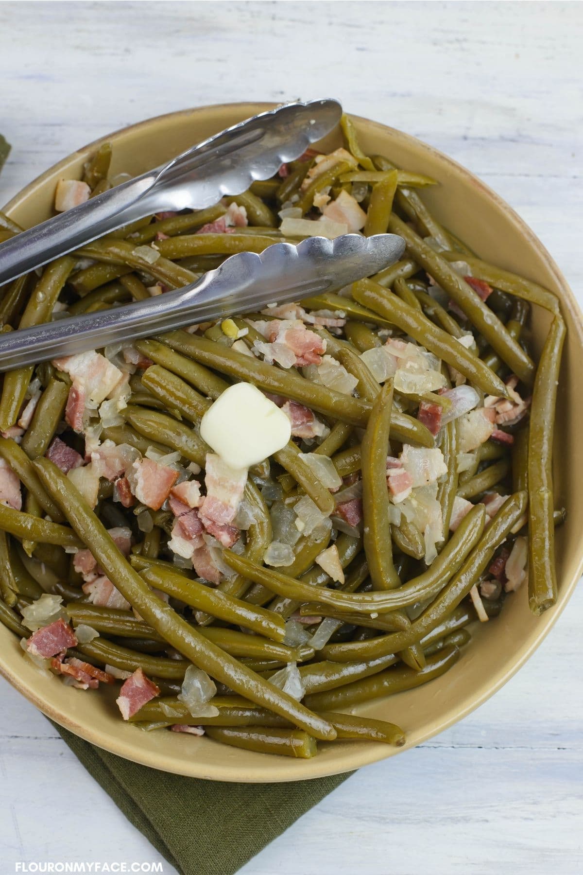 Easy Crock Pot Green BeansFlour On My Face