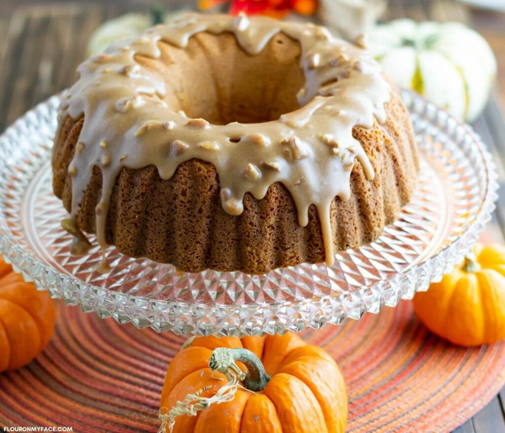 Pumpkin Pecan Bundt Cake Flour On My Face 5372