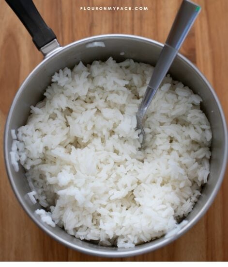 Creamy Coconut Rice Recipe - Flour On My Face