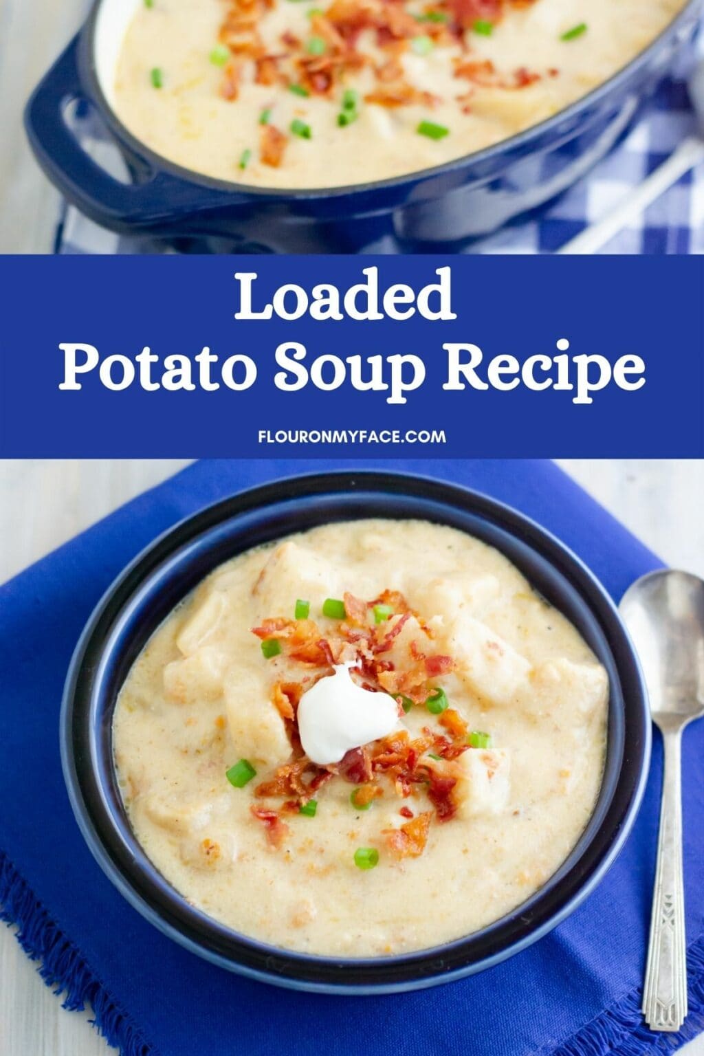 Crock Pot Loaded Potato Soup - Flour On My Face
