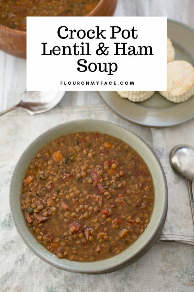 Crock Pot Lentil Ham Soup Flour On My Face