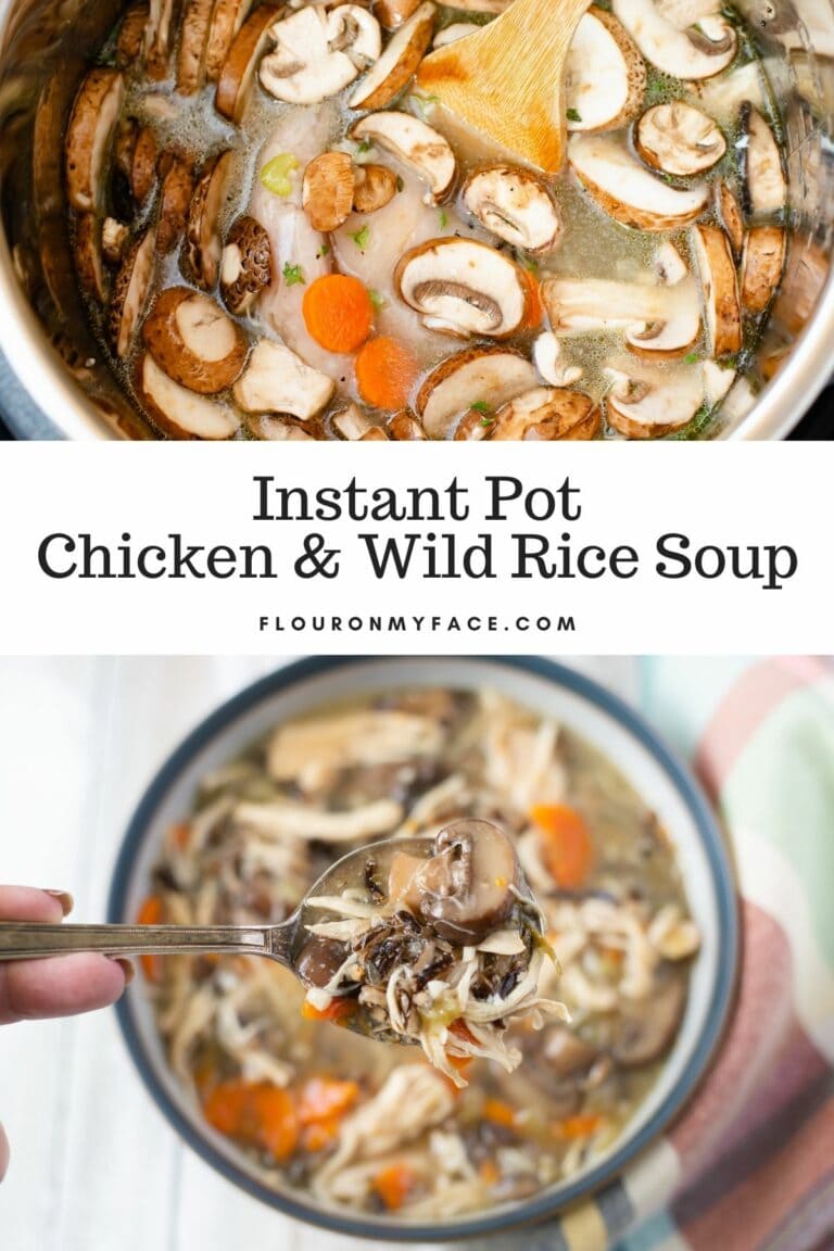 Instant Pot Chicken Wild Rice Mushroom Soup Flour On My Face