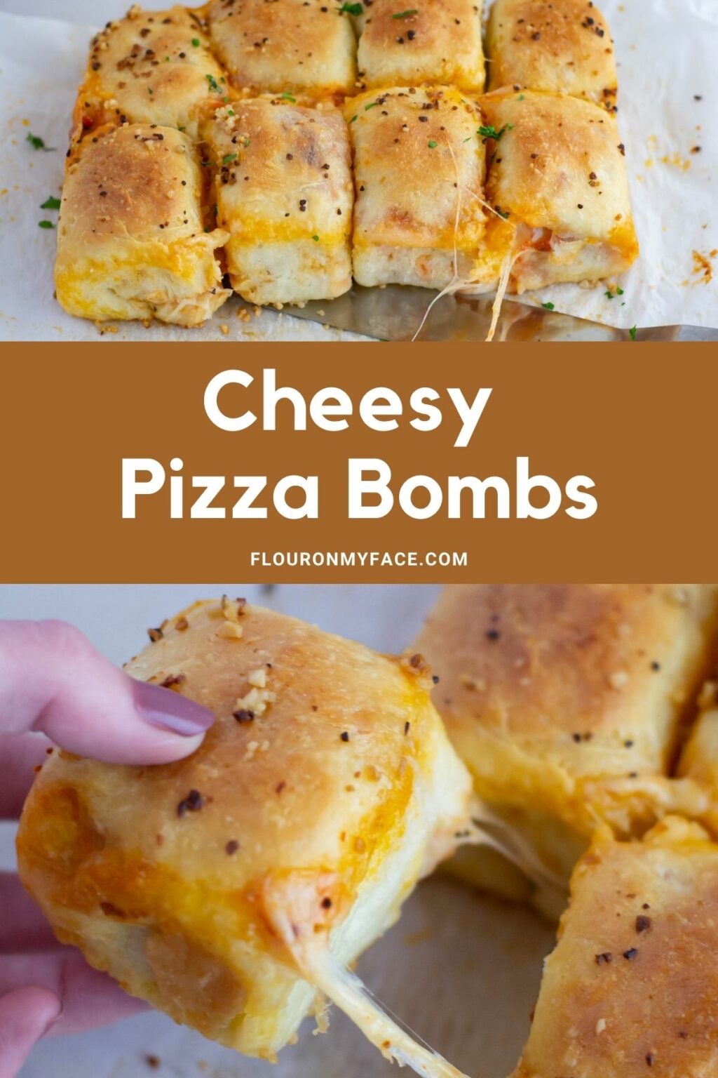 Pepperoni Pizza Bombs Flour On My Face