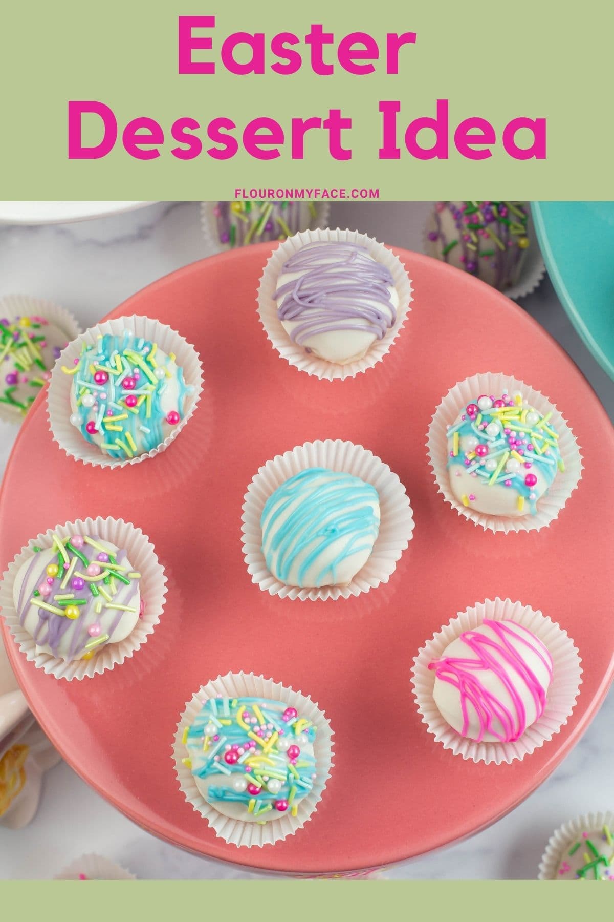 Easter Cake Balls Flour On My Face