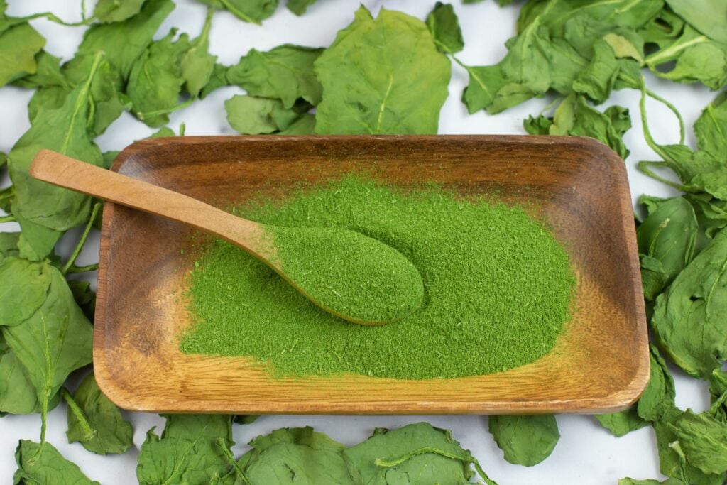 How to Make Spinach Powder Flour On My Face