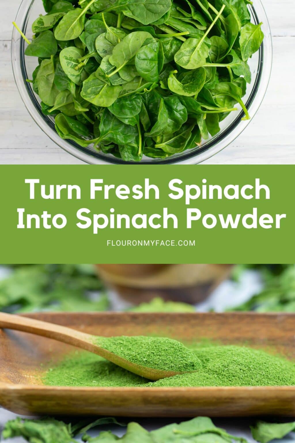 How to Make Spinach Powder Flour On My Face