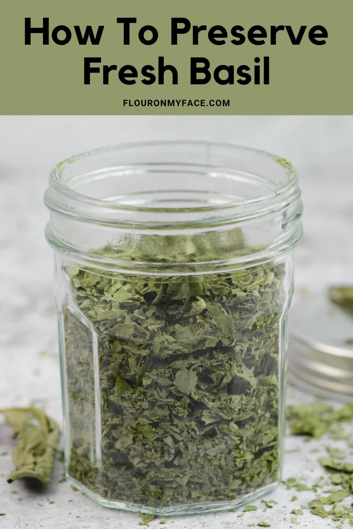 How to Dehydrate Basil Flour On My Face