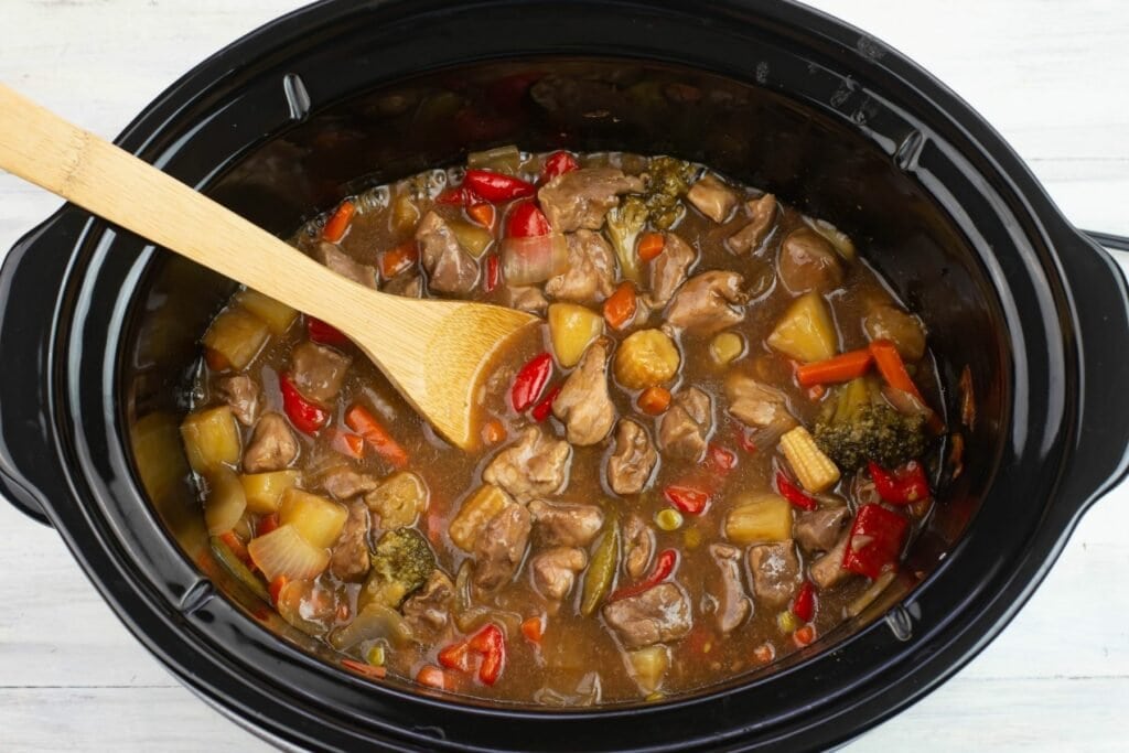 Crock Pot Sweet and Sour Pork Flour On My Face