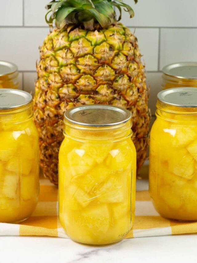 How To Make Canned Pineapple - Flour On My Face