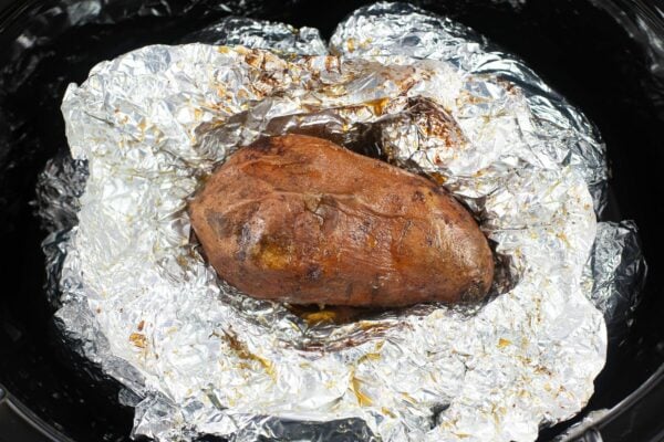 Crock Pot Baked Sweet Potatoes - Flour On My Face