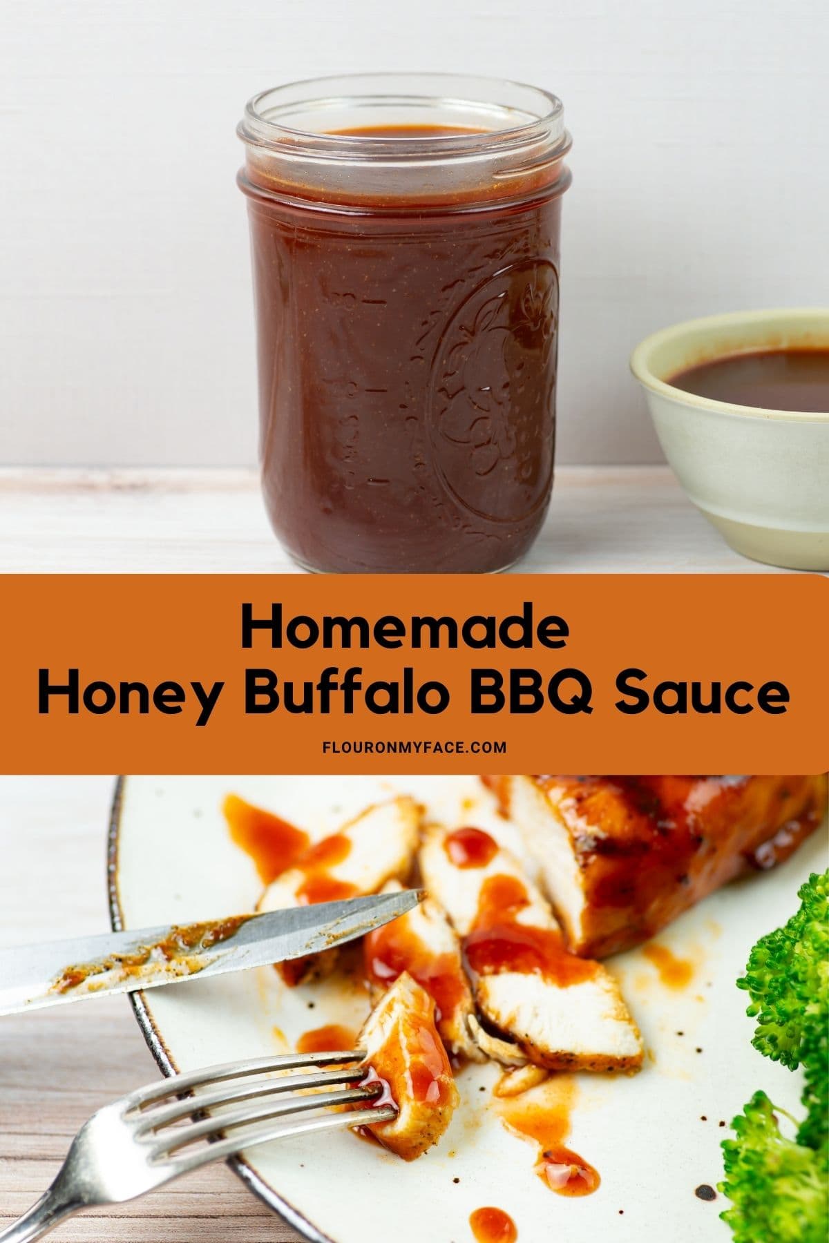 Honey Buffalo BBQ Sauce Flour On My Face