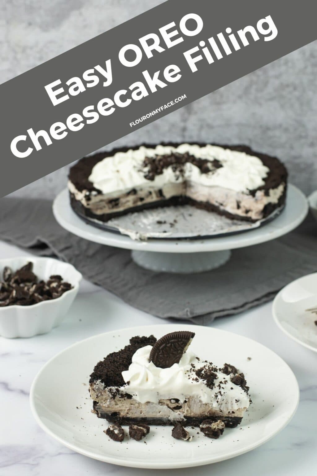 OREO Cheesecake Filling - Flour On My Face