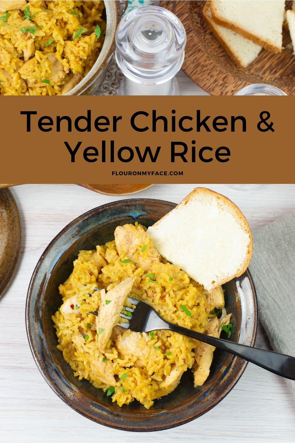 Instant Pot Chicken Yellow Rice - Flour On My Face