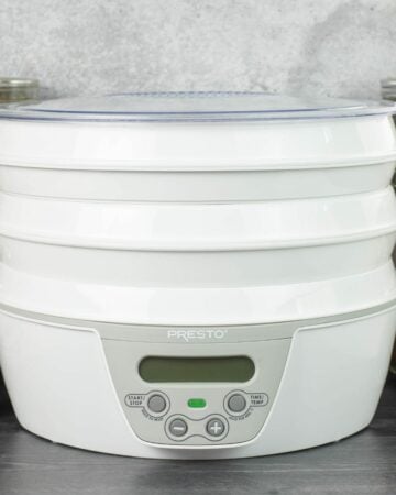 A Presto food dehydrator featured in Dehydrating Gift Guide.