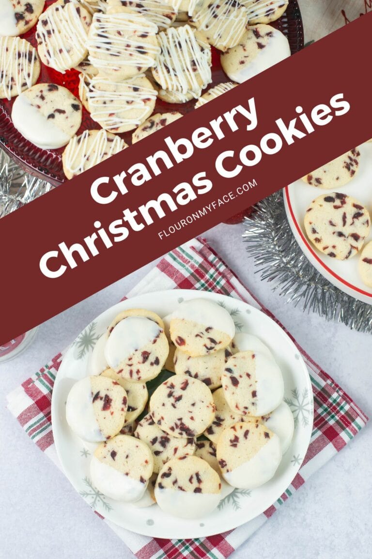 Cranberry Christmas Cookies - Flour On My Face