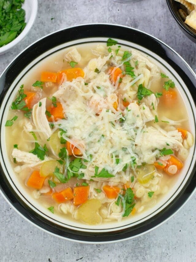 Crock Pot Chicken Pastina Soup