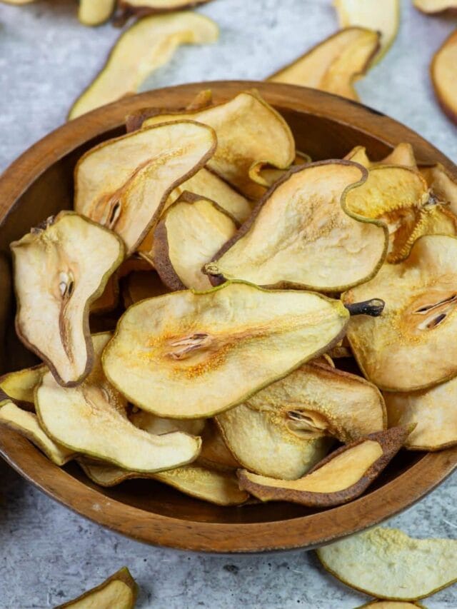 How To Dehydrate Pears