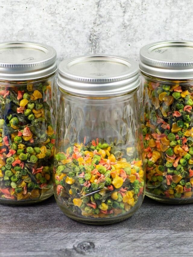 How to Dehydrate Frozen Vegetables