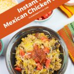 Mexican Chicken and Rice vertical image.