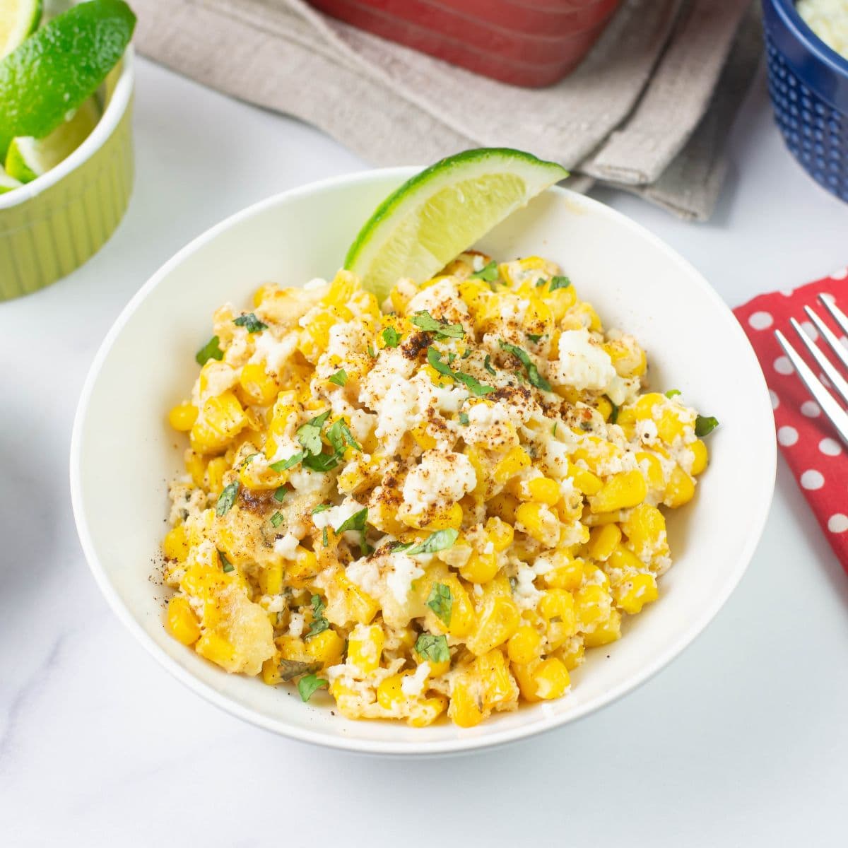 Mexican Street Corn Casserole - Flour On My Face